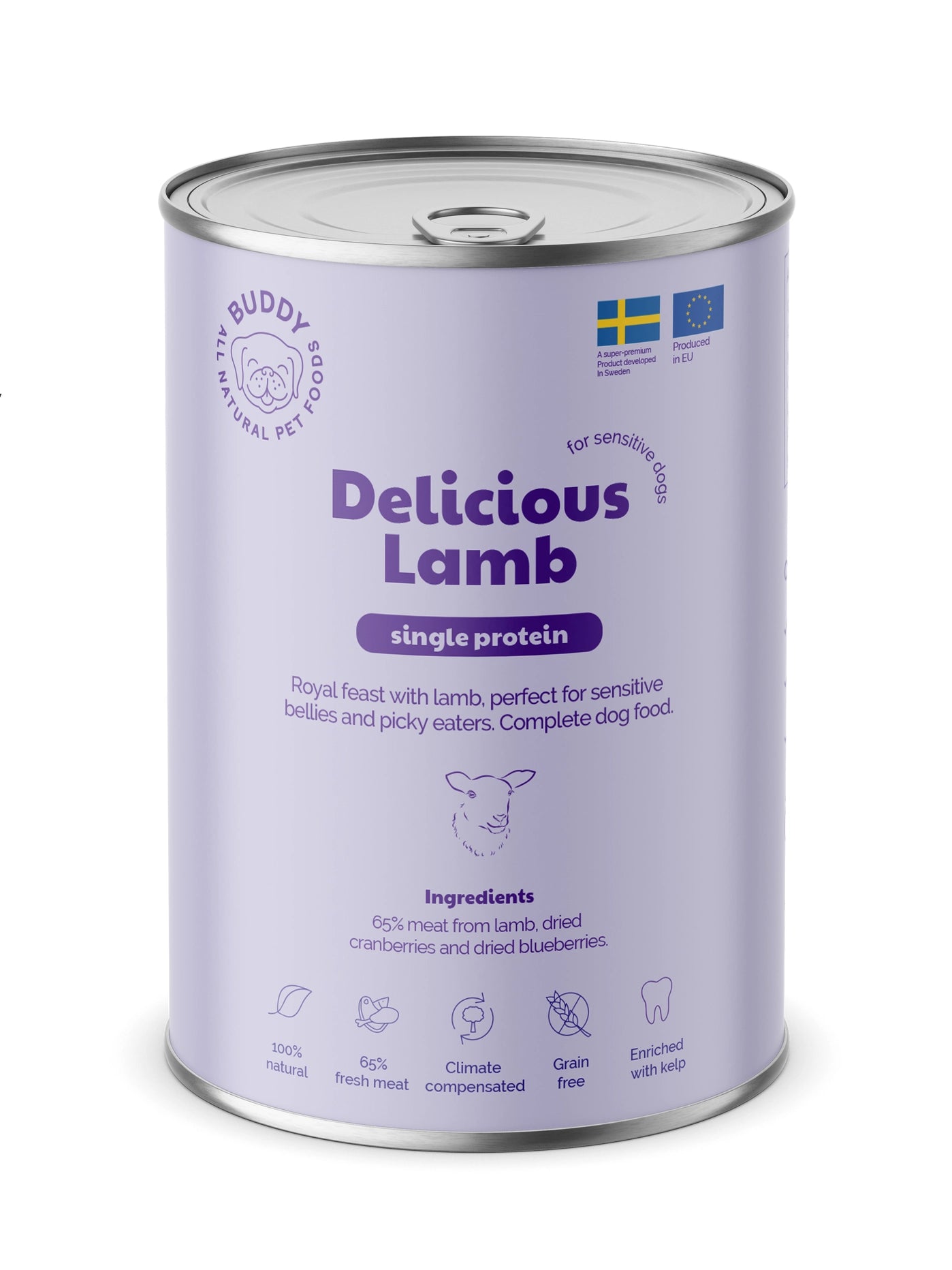 Buddy Våd Delicious Lam 400 G