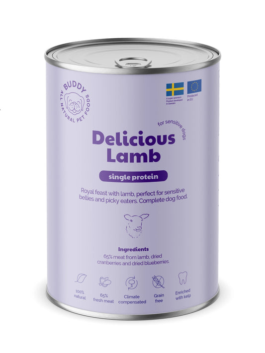 Buddy Våd Delicious Lam 400 G