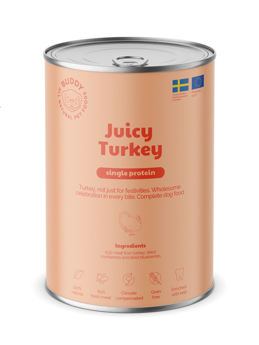 Buddy Våd Saftig Kalkun 400 G