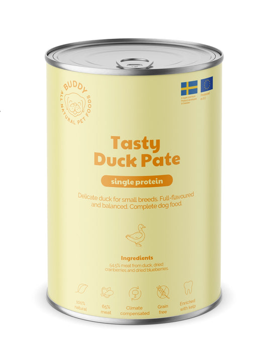 Buddy Våd Tasty Andepaté 400 G