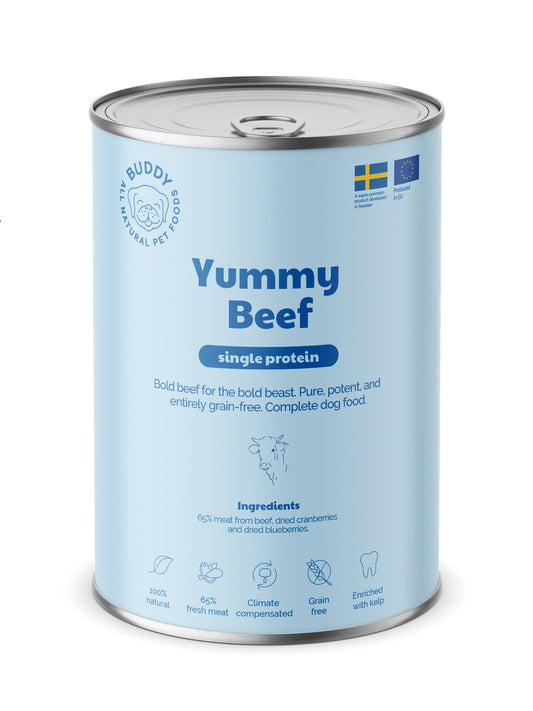 Buddy Våd Yummy Oksekød 400 G