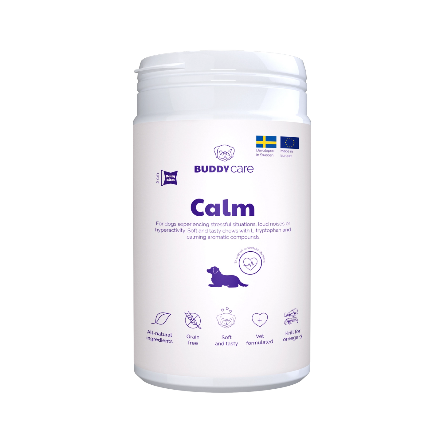 Hundetilskud Buddy Care Calm 150 G