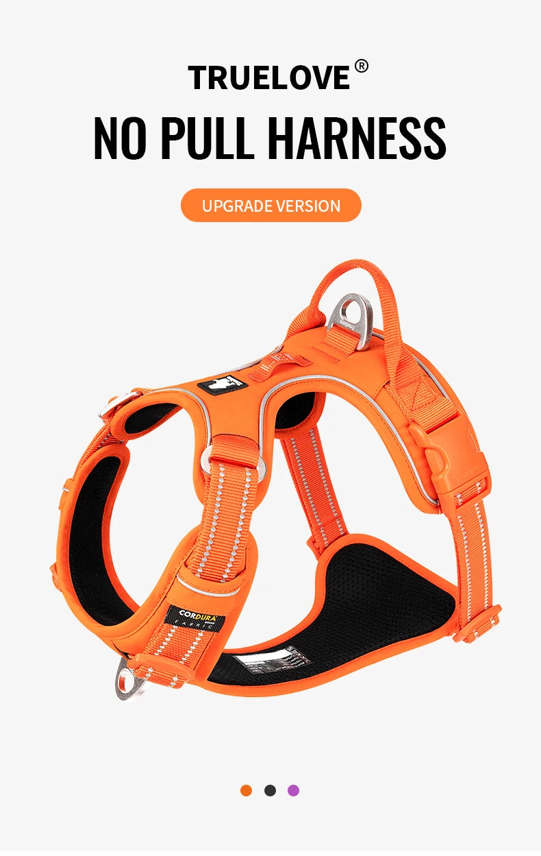 TrueLove Cordura Hundesele – Polstret & Sikker Sele