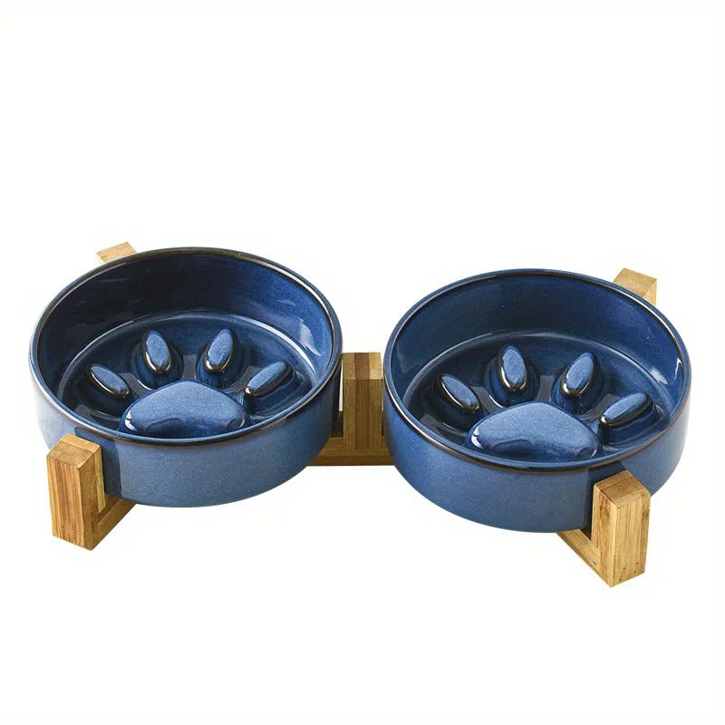 Keramik Slow Feeder Hundeskål