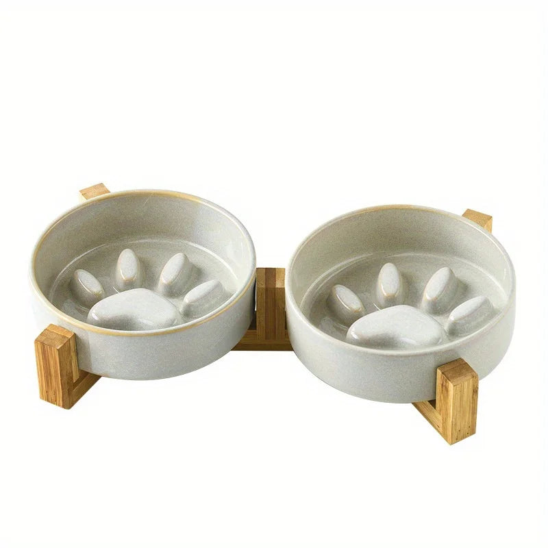 Keramik Slow Feeder Hundeskål