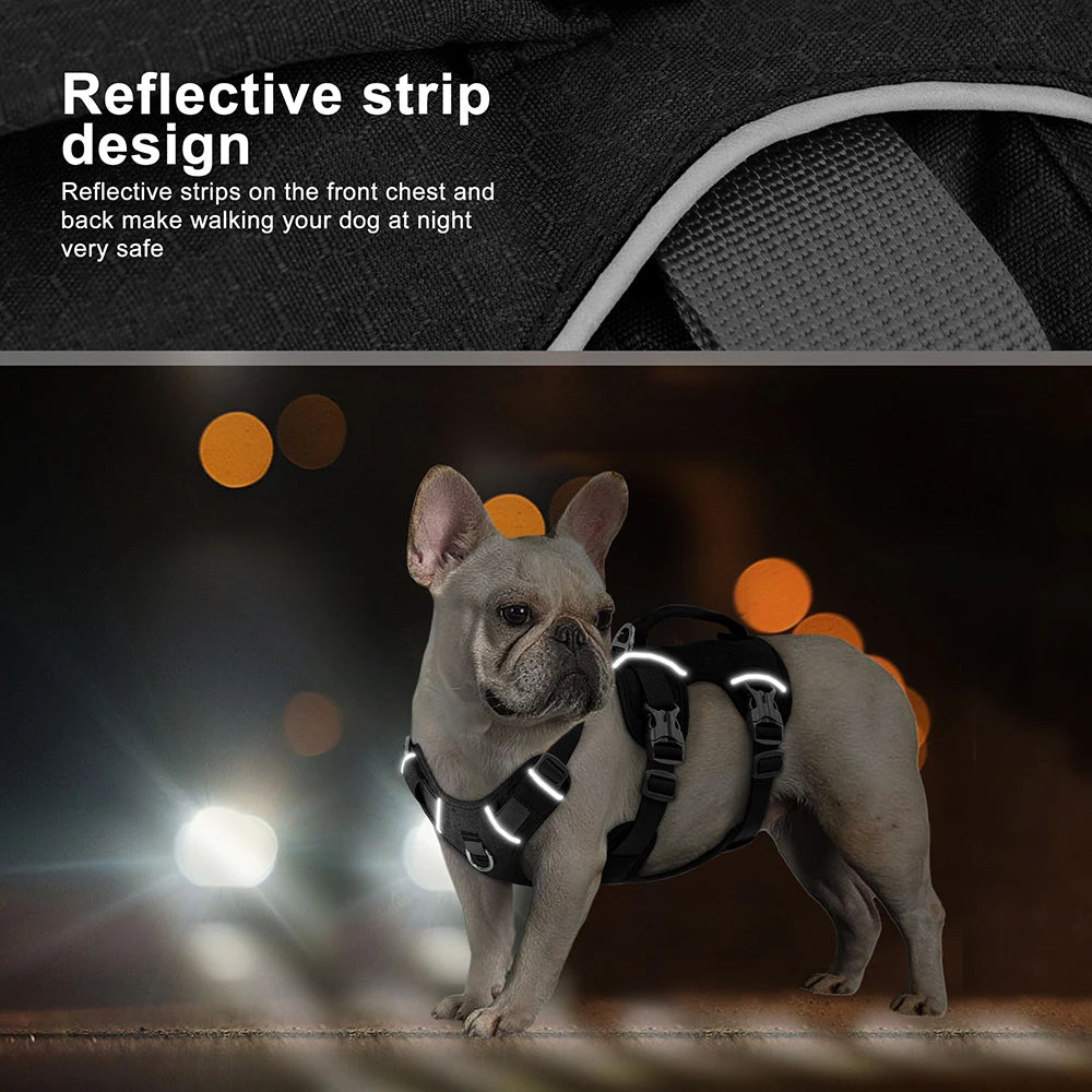 DiDog Reflekterende Nylon Hundesele