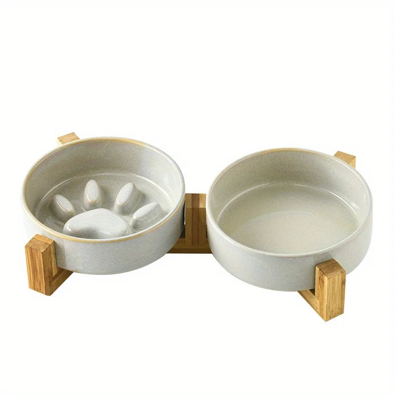 Keramik Slow Feeder Hundeskål