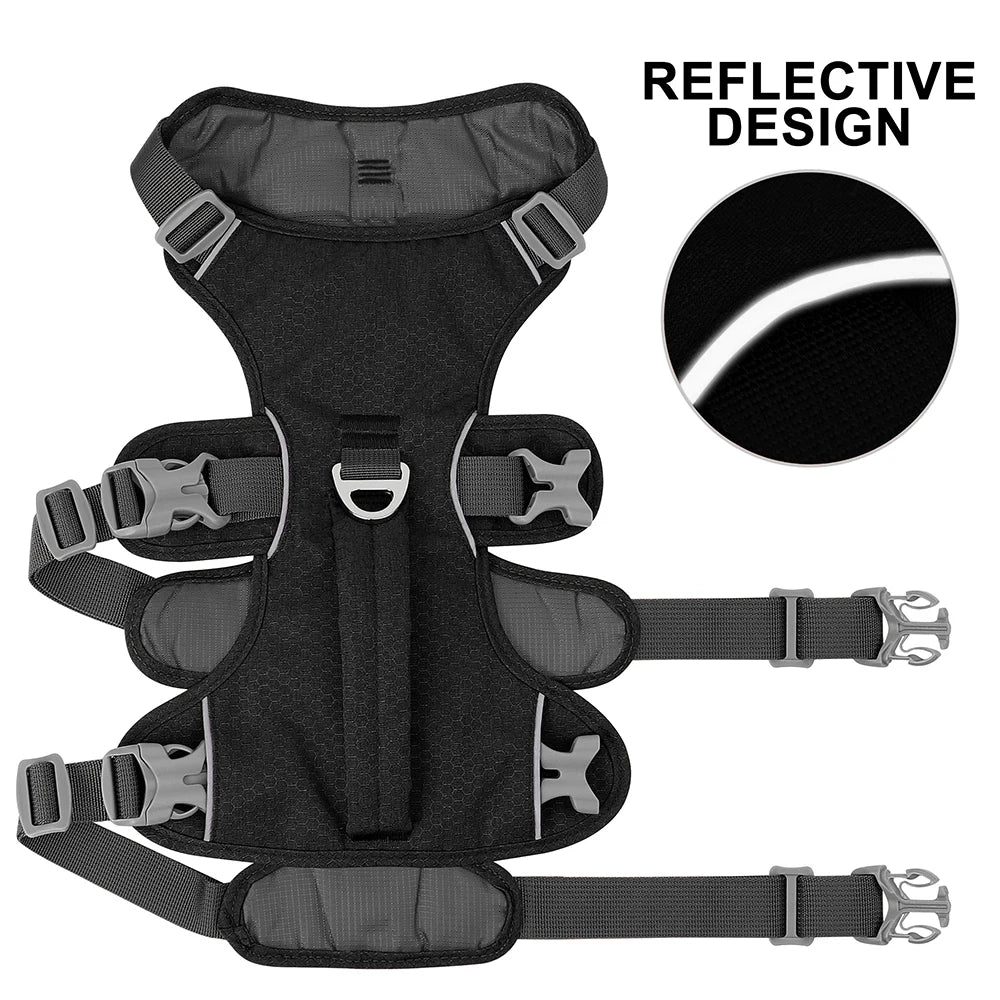 DiDog Reflekterende Nylon Hundesele