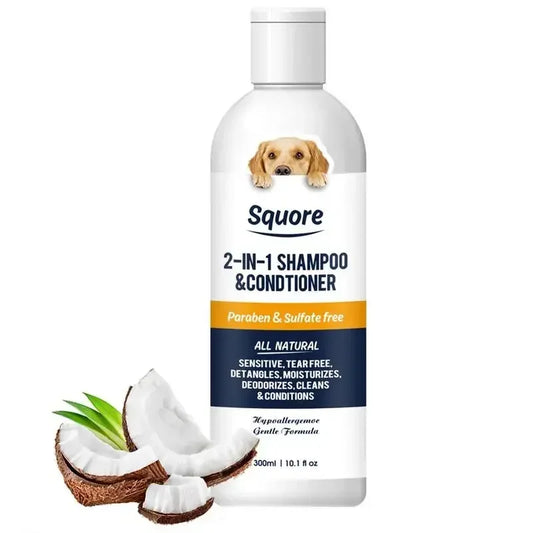 2-i-1 Hundeshampoo og Balsam fra Squore