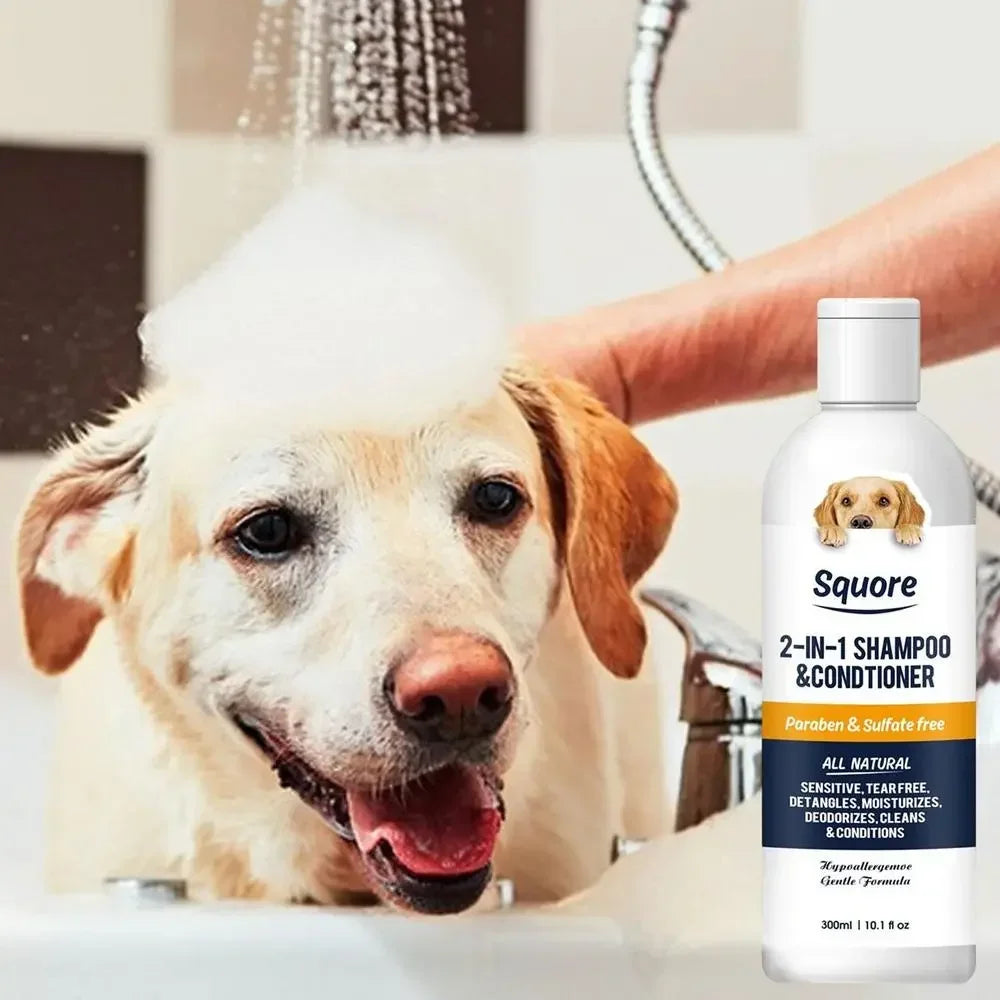 2-i-1 Hundeshampoo og Balsam fra Squore