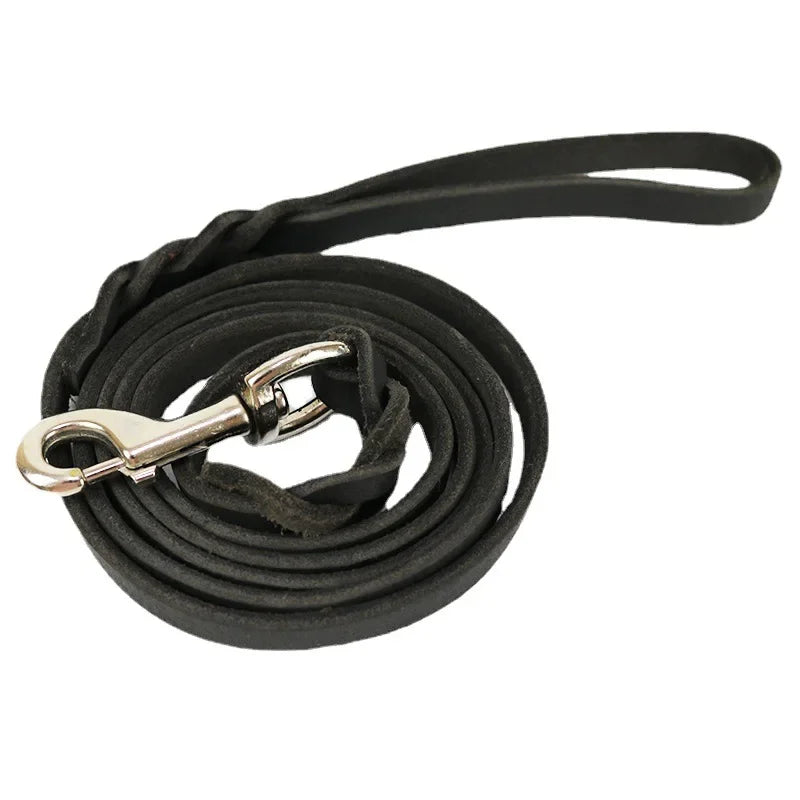 Læder hundesnor (<35 kg)