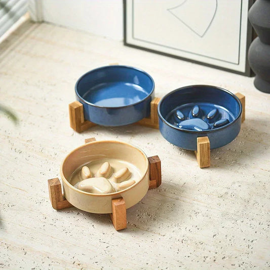 Keramik Slow Feeder Hundeskål