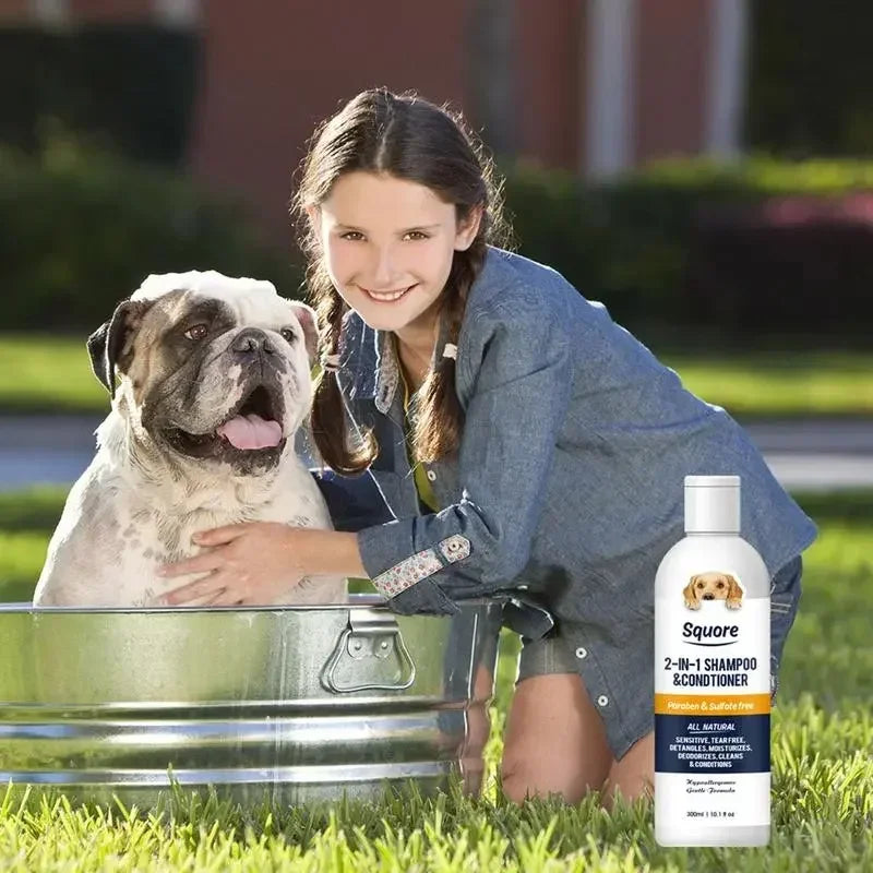 2-i-1 Hundeshampoo og Balsam fra Squore
