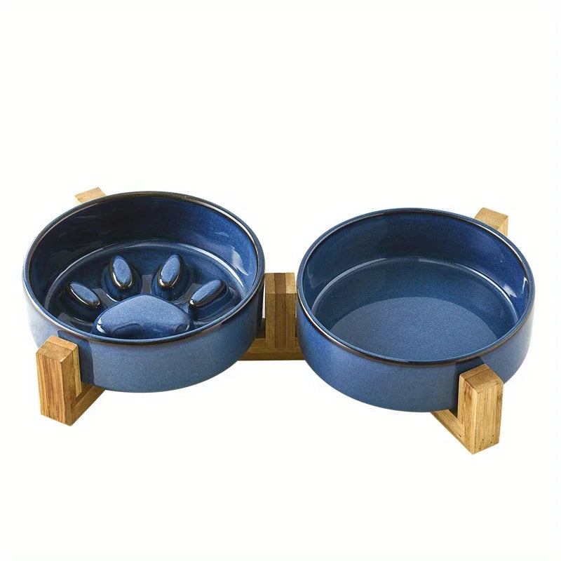 Keramik Slow Feeder Hundeskål